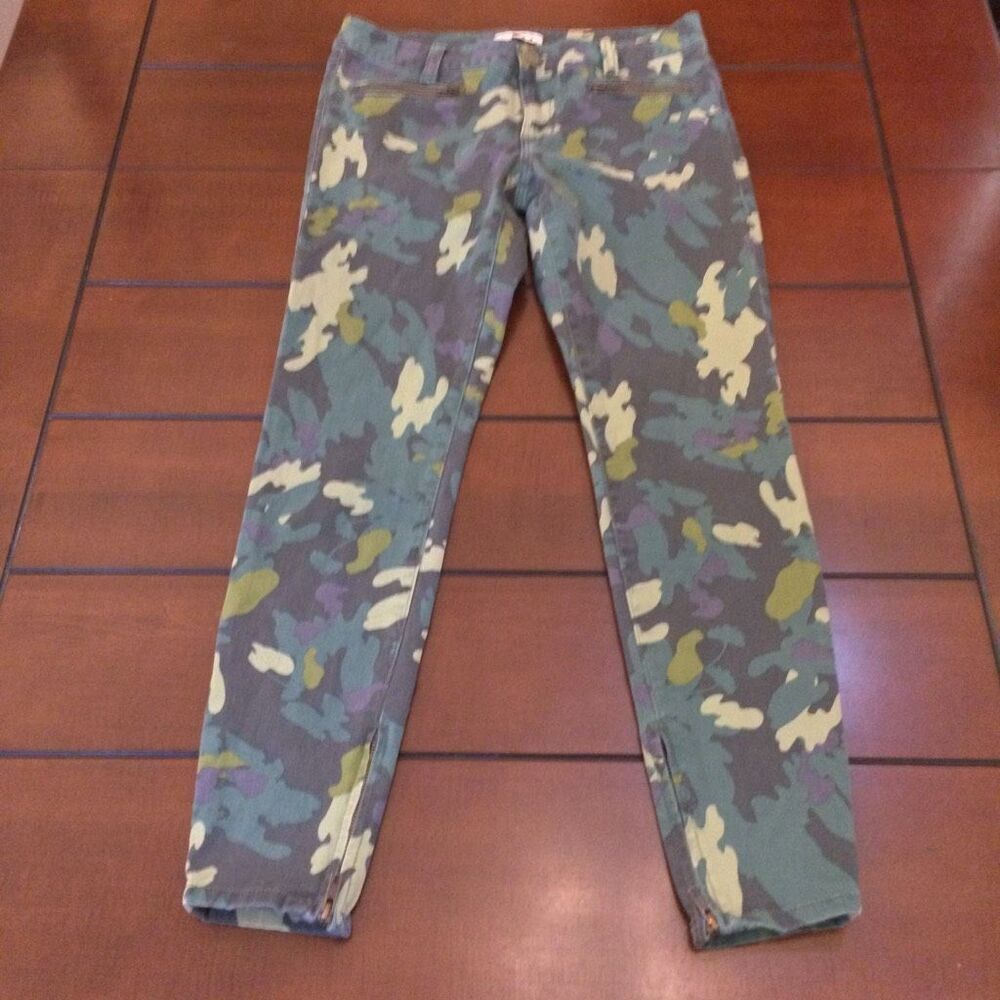Cabi camouflage #766 green jeans 4